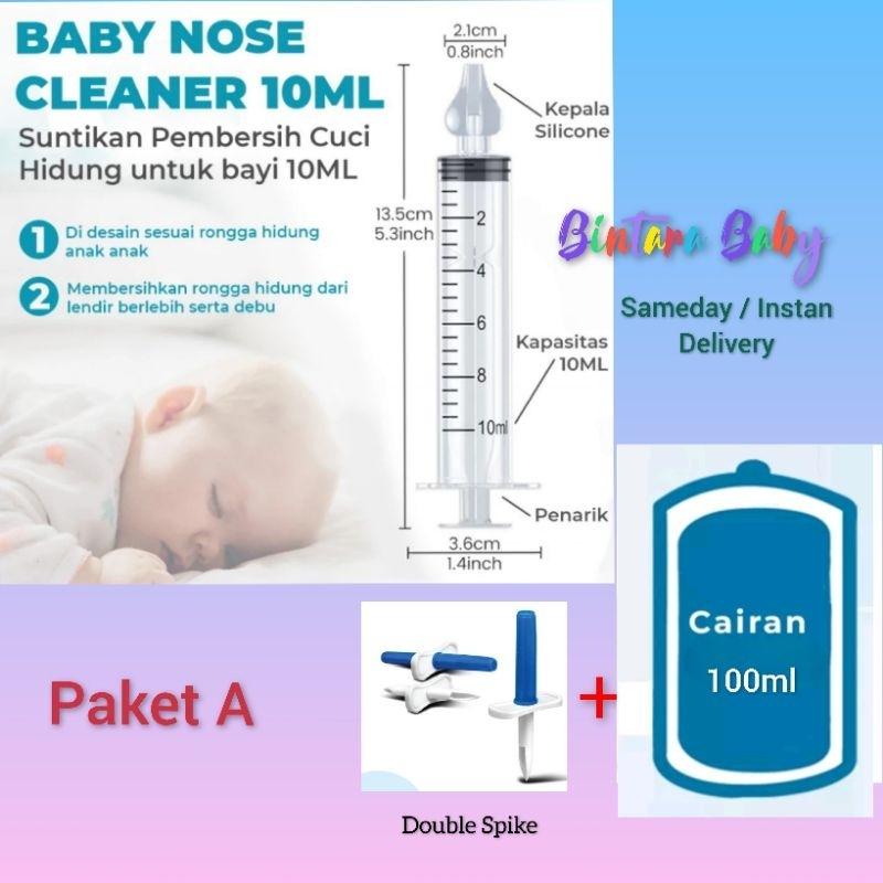Paket Cuci Hidung Bayi / Cuci hidung anak / cuci hidung nose cleaner Best Seller