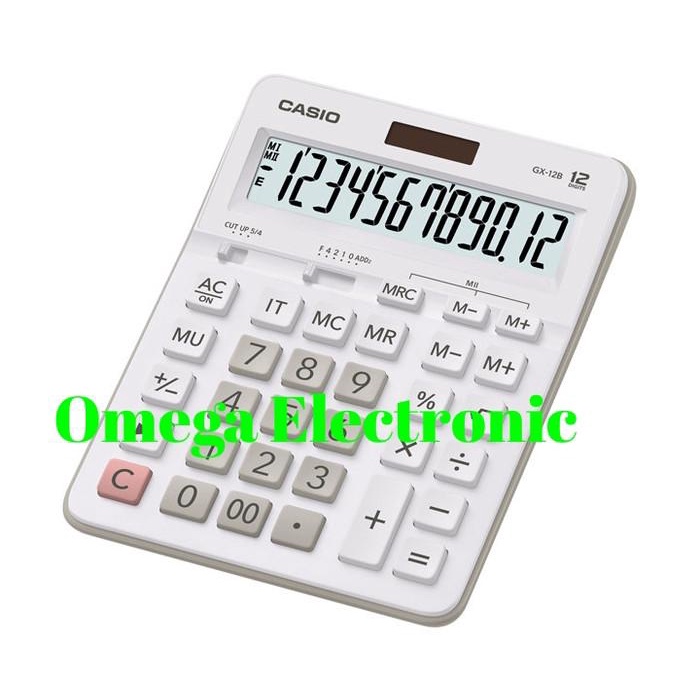 

Casio Gx-12B - Calculator Desktop Kalkulator Meja Kantor Office Gx 12B