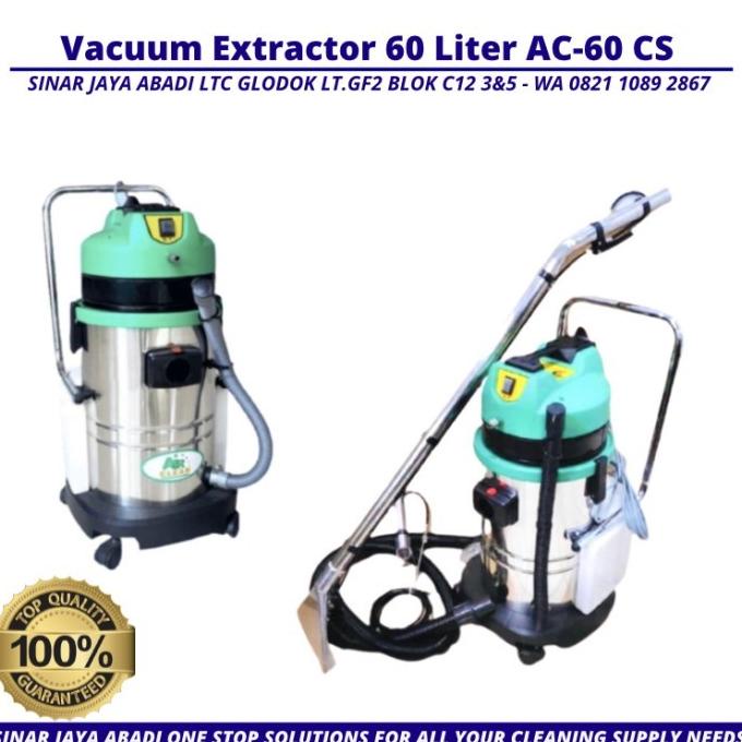 Vacuum Extractor Spray Carpet Cleaner 60 Liter Vakum Karpet Ekstraktor