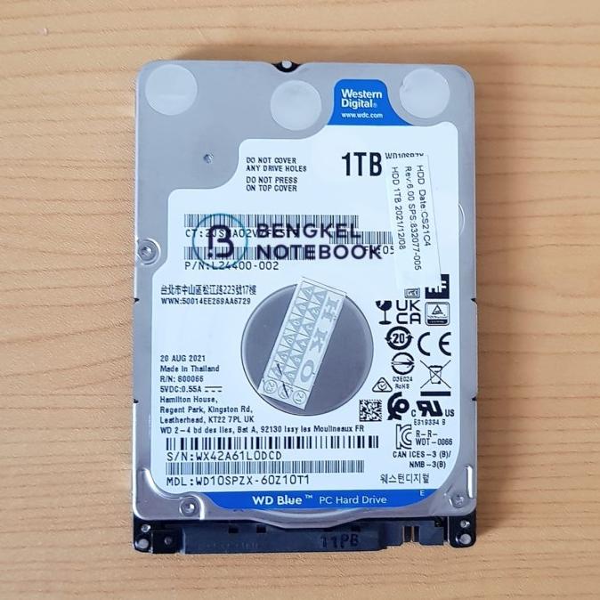 Hdd Laptop 1Tb Sata Wd Blue 2.5"
