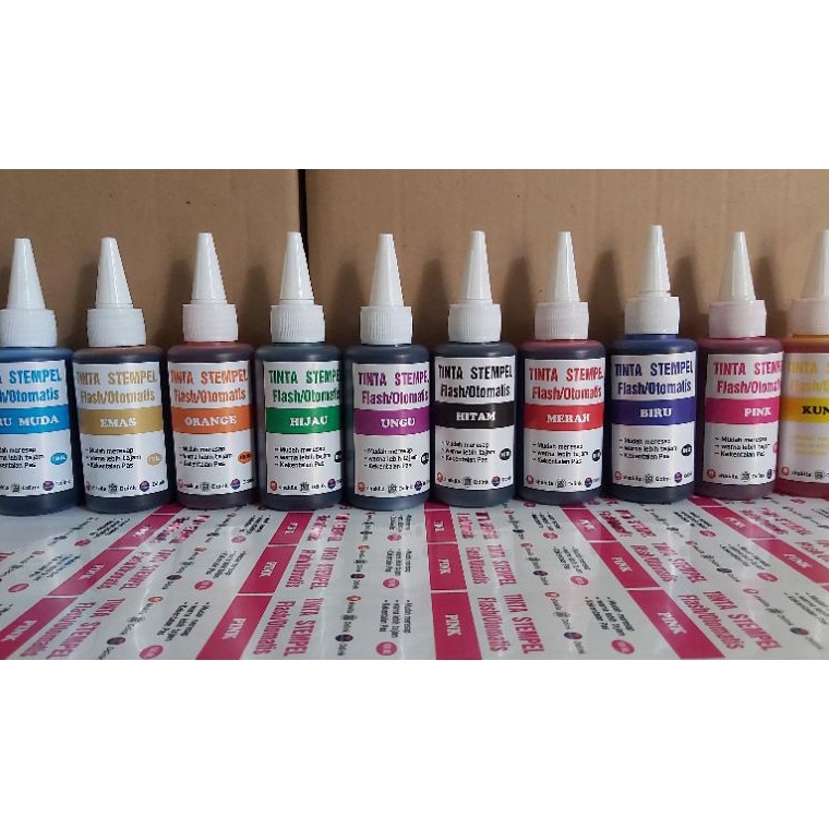 

Now Mall Refil TINTA STEMPEL FLASH UK 100ML ALL WARNA 110