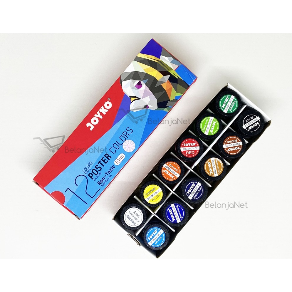 

mhaf -10 Poster Color / Cat Poster TiTi PC-10ML-12C / 12 Warna / Colors Dont SKIP