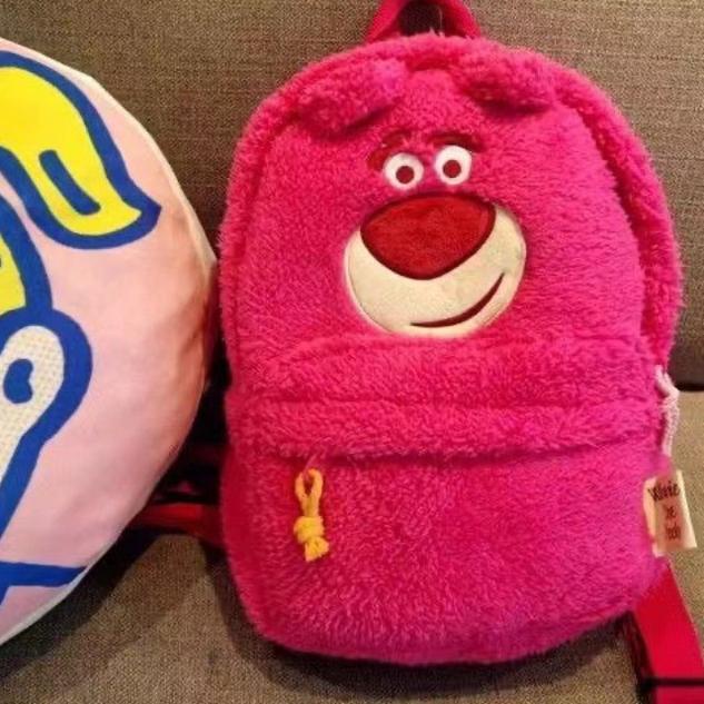 Murah Boo Tas Ransel Disney Plushie Karakter Lotso Monster Mini Inc Pooh Backpack Bulu Lucu Kecil Wa