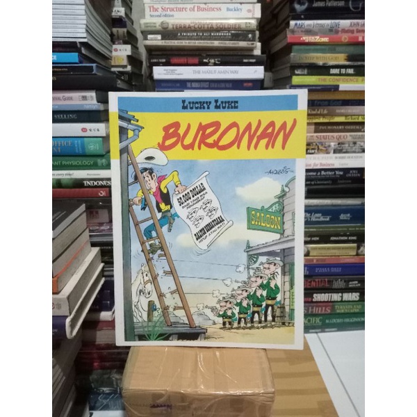BUKU KOMIK CERITA ANAK LUCKY LUKE BURONAN