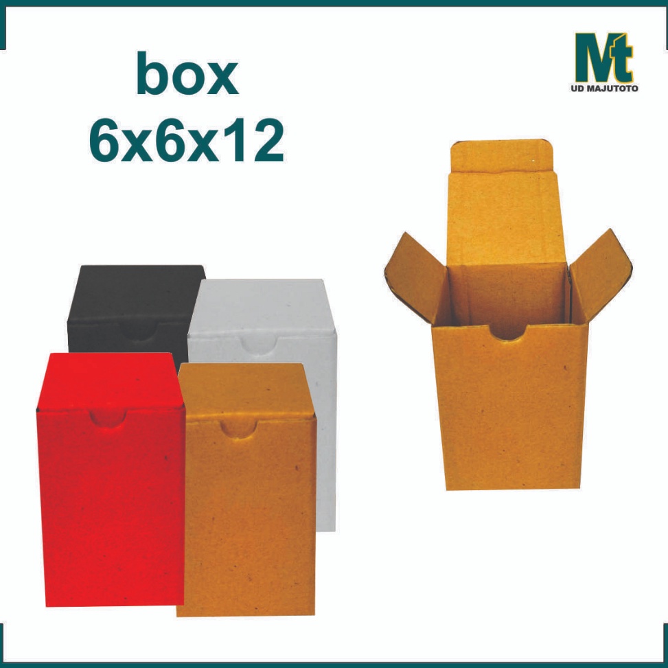 

gxtp -64 PAKET 50PCS Box 6x6x12 Cm/Box Slip Lock Box Parfum NWD