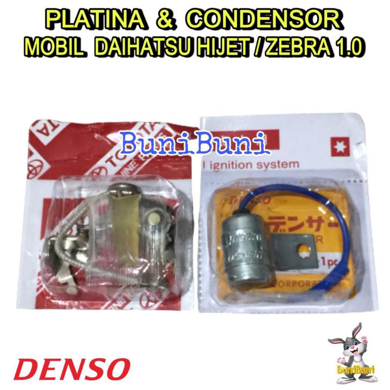 PLATINA CONDENSOR SET Untuk Mobil DAIHATSU HIJET 1000 S75 Dan ZEBRA 1.0 S88