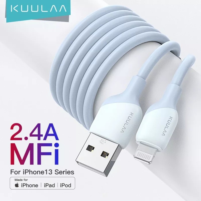 KUULAA MFI USB-A TO LIGHTNING/IPHONE KABEL DATA/CHARGER MFI CERTIFIED