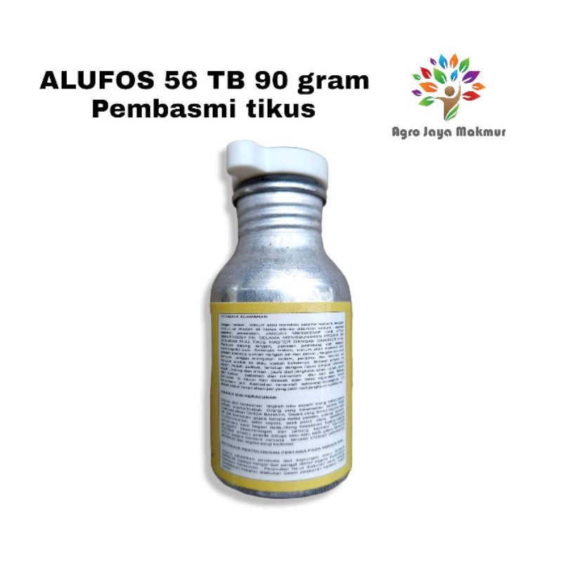 Obat Tikus Alufos 56 Tb 90 Gram/Tablet Pembas Tikus/Rodentisida/Obat Kutu Ham Beras/Pil Tikus Sawah/