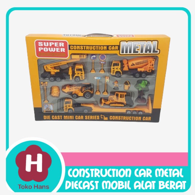 MUST HAVE MAINAN EXCAVATOR BULLDOZER BEKO GRADER DIE CAST METAL CONSTRUCTION TERMURAH