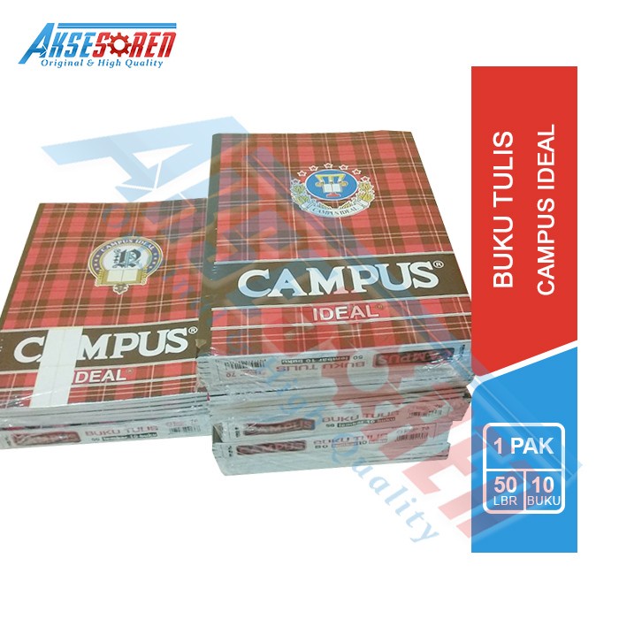 

BUKU TULIS CAMPUS VISION [36 50 LEMBAR/1 PACK] / SEKOLAH KAMPUS 1 PAK