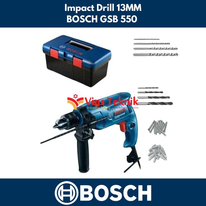 Mesin Bor Tembok Bosch Gsb 550 / Impact Drill Bosch Gsb550