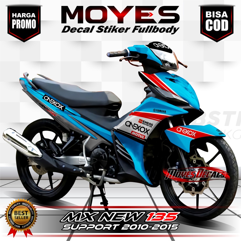 Decal Jupiter MX 135 New Full Body - Stiker Jupiter MX 135 New Full Body - Striping New Jupiter MX 1