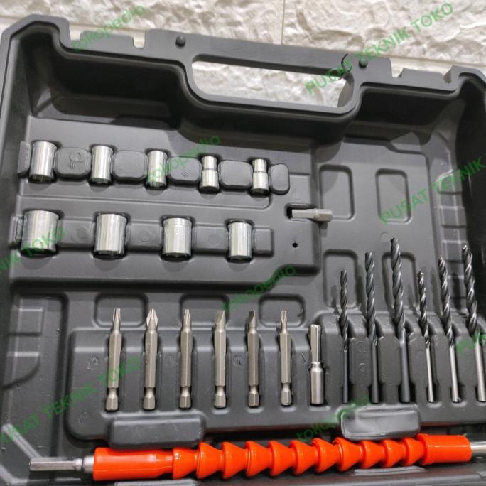 Jld 36-1 Mesin Bor Cordless 13Mm Impact Drill 2 Baterai 36V 13Mm