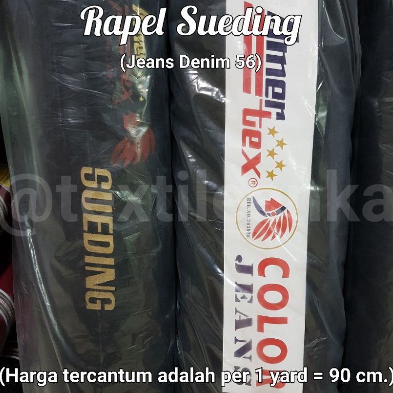 Best Seller.. Kain Rapel Sueding Raphel Sueding Rafel Sueding Rafael Sueding (Jeans Denim 56) MURAH 