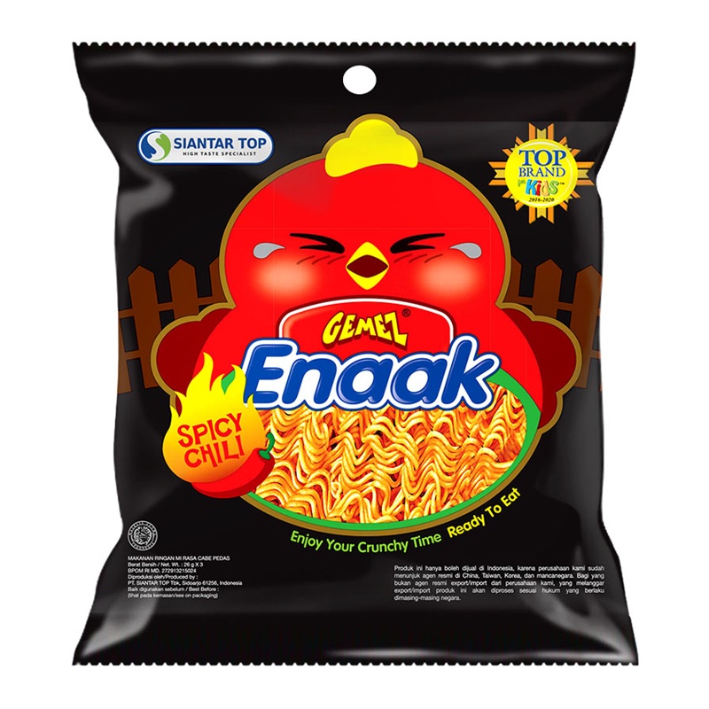 

GEMEZ Enaak Snack Mi Spicy 3 x 26 g