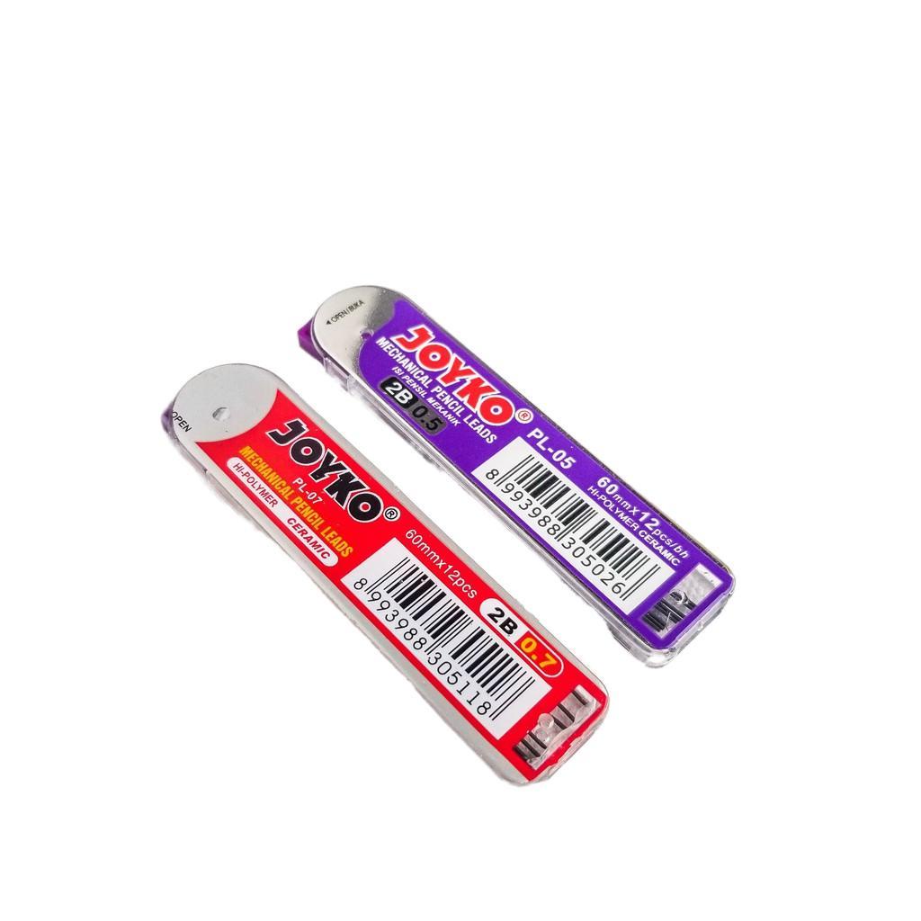 

(3 TUBE) ISI / REFILL PENSIL MEKANIK CETAKAN 0,5 | 0,7 - JOYKO