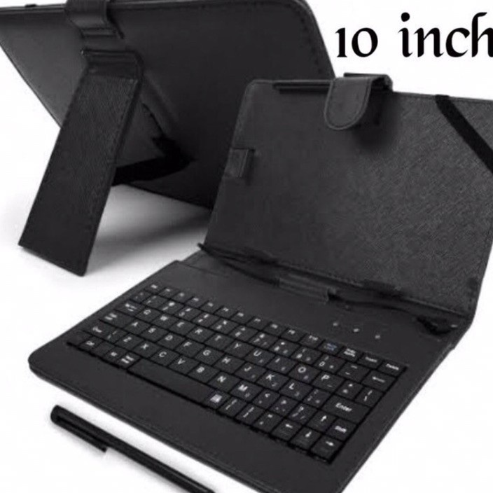 Star Seller, Keyboard case tablet 10” / Sarung tablet 10inch / Case keyboard tablet universal.