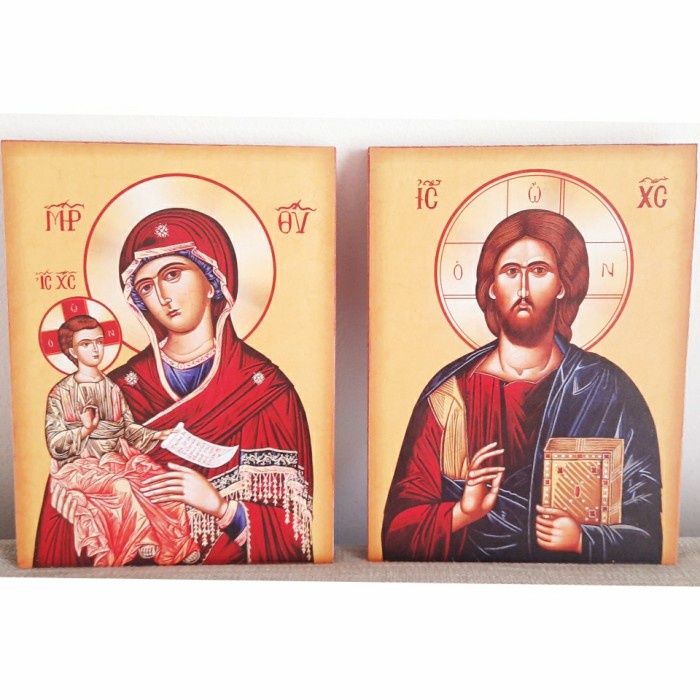 IKON YESUS / BUNDA MARIA