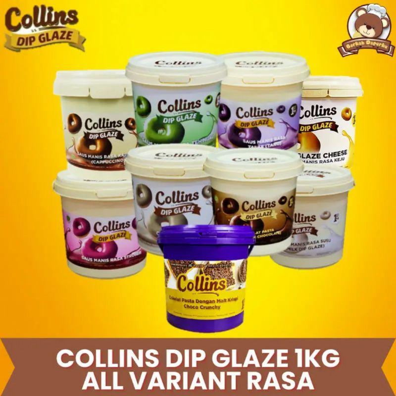 

COKELAT SELAI COLLINS DIP GLAZE ALL VARIAN 1 KG