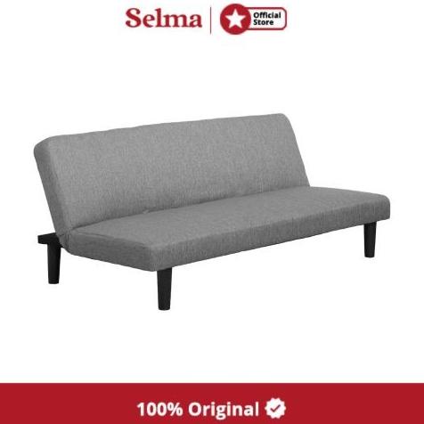 Selma Sofa Bed Fabric - Abu-Abu