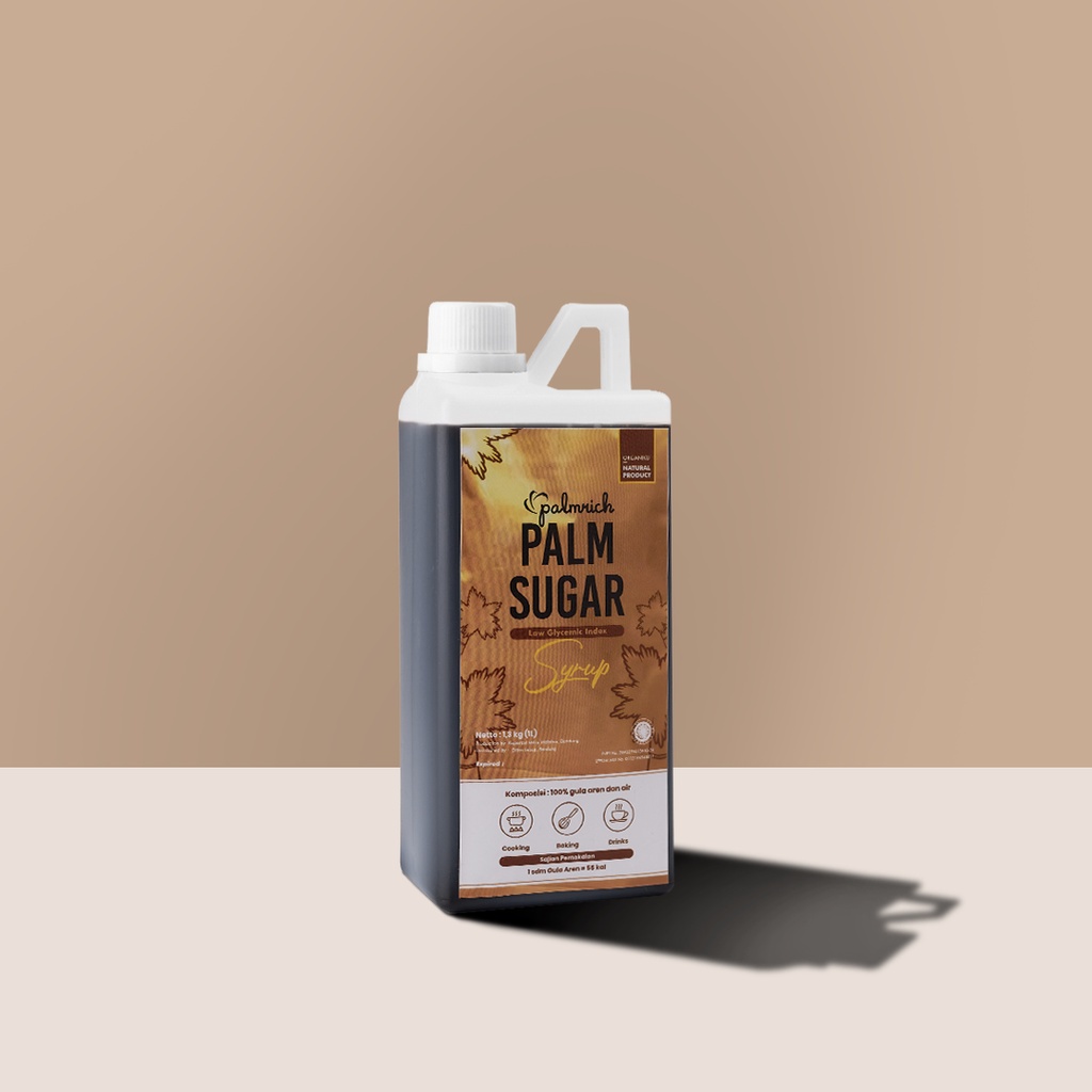 

Palmrich - Gula Aren Cair 1 Liter - 100 % Palm Sugar " '