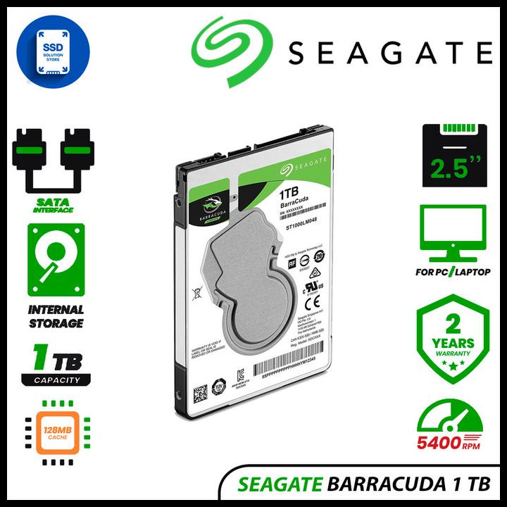 Best Product Seagate Barracuda Internal Hdd 1Tb /Hdd Laptop 2.5"/Notebook 2.5