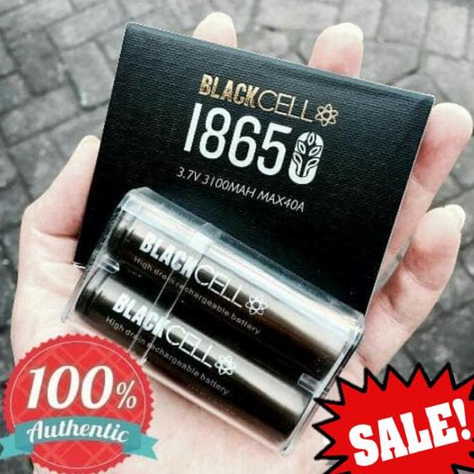 100% Original Blackcell 18650 Battery 3100 Mah 40A Black Cell Blackcel