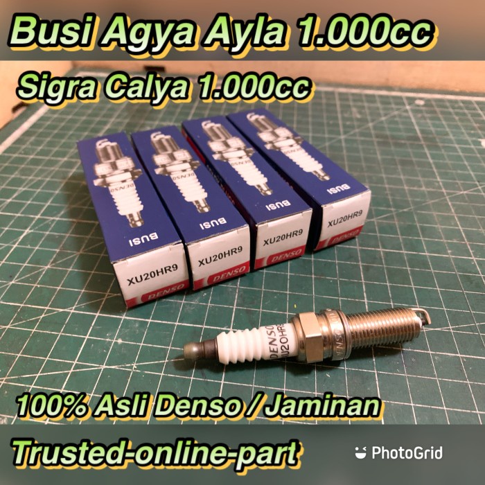 Busi Agya Ayla Sigra Calya 1.000cc 100% Asli Denso XU20HR9 best buy