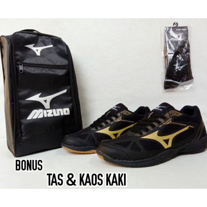 PROMO Sepatu Badminton Mizuno Sky Blaster sepatu Mizuno Bonus Tas + kaos kaki sepatu bulutangkis pri