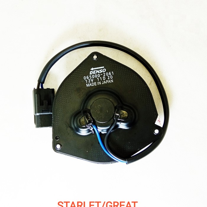 MOTOR EXTRA FAN GREAT COROLLA, STARLET, BALENO, SOLUNA ASLI DENSO ORIG populer