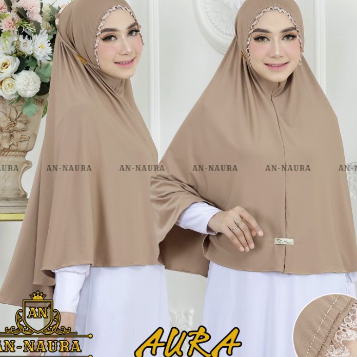 Baru Jilbab jumbo kerut renda tali  - jilbab renda tali viral - bergo maryam jumbo kerut termurah - 