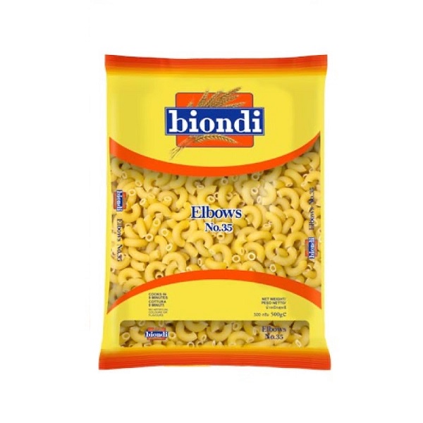 

BIONDI ELBOWS NO.35 500 GR - PASTA