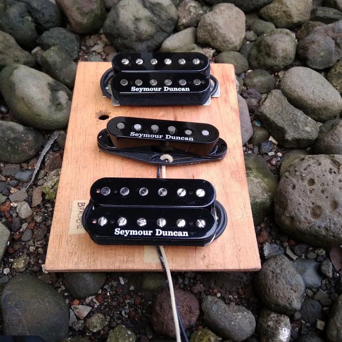 Pickup Gitar Seymour Duncan HSH Set TB-4 JB SSL-1 Staggered SH-6N Dist