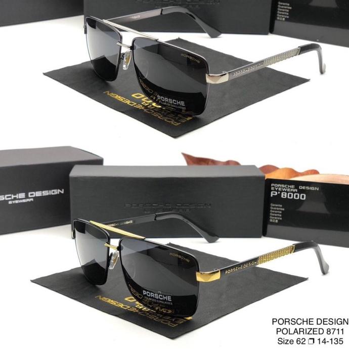 kacamata pria kacamata polaroid Anti uv  hitam