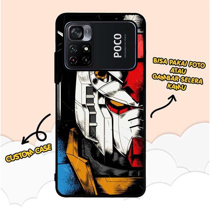 Casing Case Xiaomi Pocophone Poco X5 X3 M4 M3 F4 F3 F2 F1 C40 Pro 5G Gundam WT0018