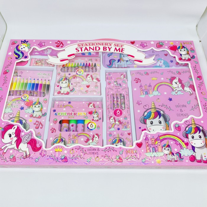 

Terlaris Stationary Set Xl Alat Tulis Gambar Anak Lengkap Pensil Warna Unicorn _.