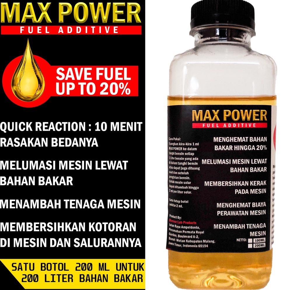 Miliki Juga Penghemat BBM MAX POWER [UP TO 20%] Fuel Treatment Additive 200 ml 83
