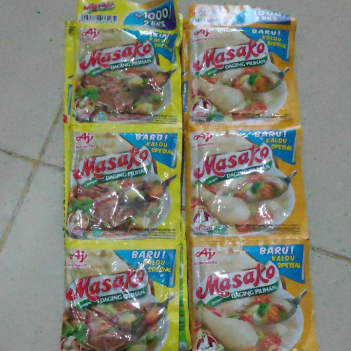 

Terkini Masako Ayam Sapi RENCENG 12 pcs