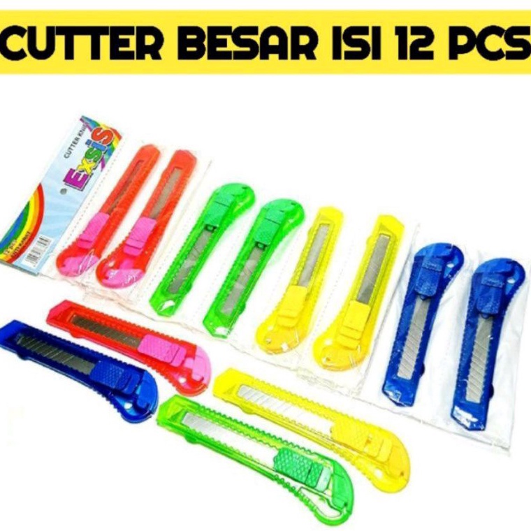 

Terlaris Cutter rencengan besar warna-warni ( 1lembar/12pcs )