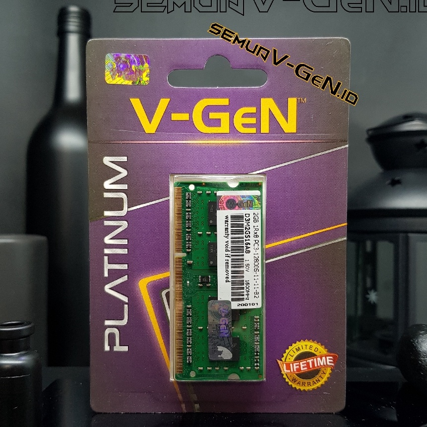 (A-R☞㊖12] SODIMM DDR3 2GB 4GB 8GB PC-12800 / 1600Mhz RAM Laptop V-GeN | DDR3L 2/4/8 GB 1600 PC3/PC3L