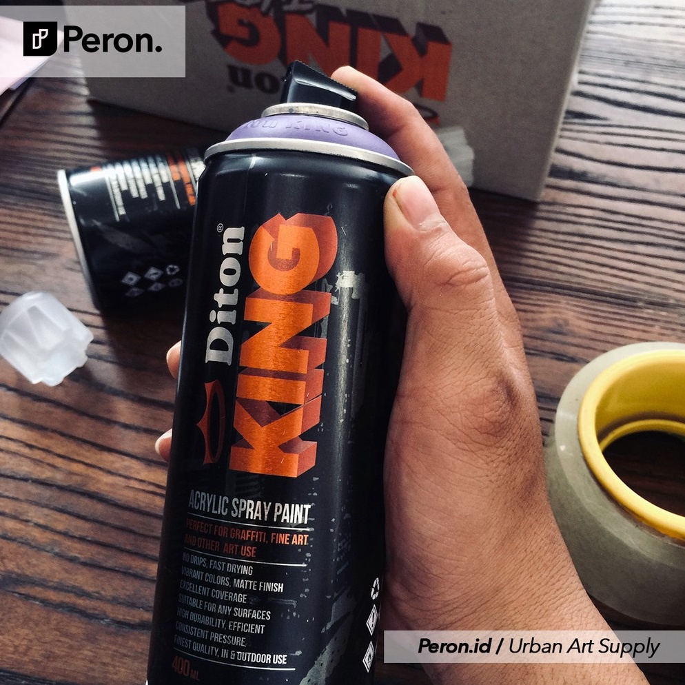 

Termurah DITON KING 400 ML/CAT SEMPROT WARNA 1