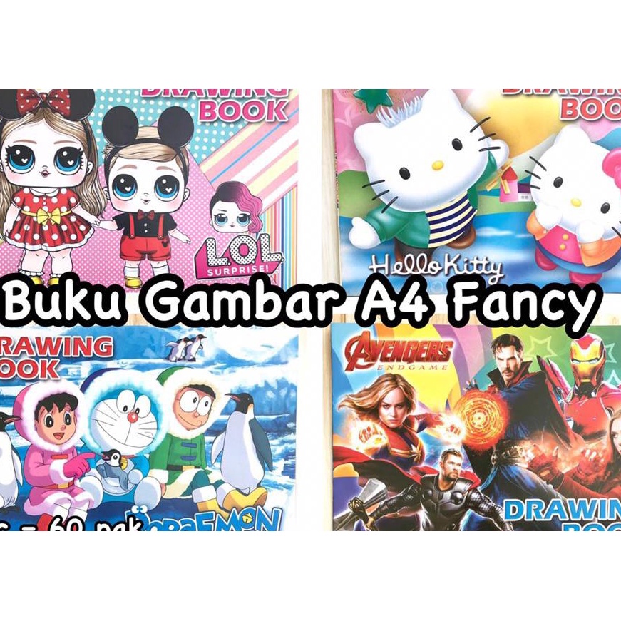 

(Z㊚Z☀ D) (10 pcs) Buku gambar fancy A4 (1 pak isi 10 pcs)trendings..!