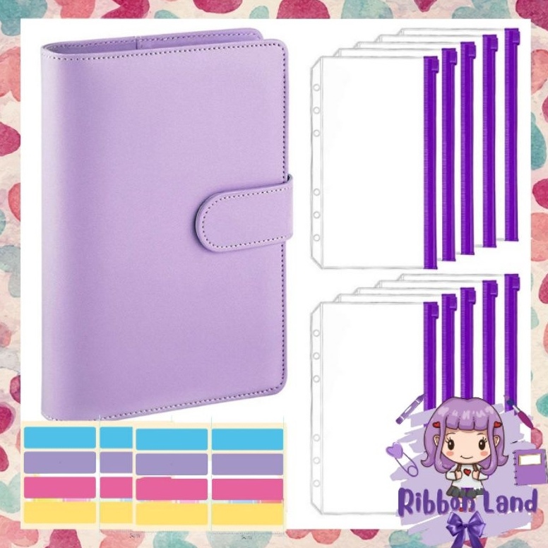 

Kekinian.. SET LENGKAP Binder A6 - 6 Ring Budgeting Planner Nabung Value Pack Murah IJD