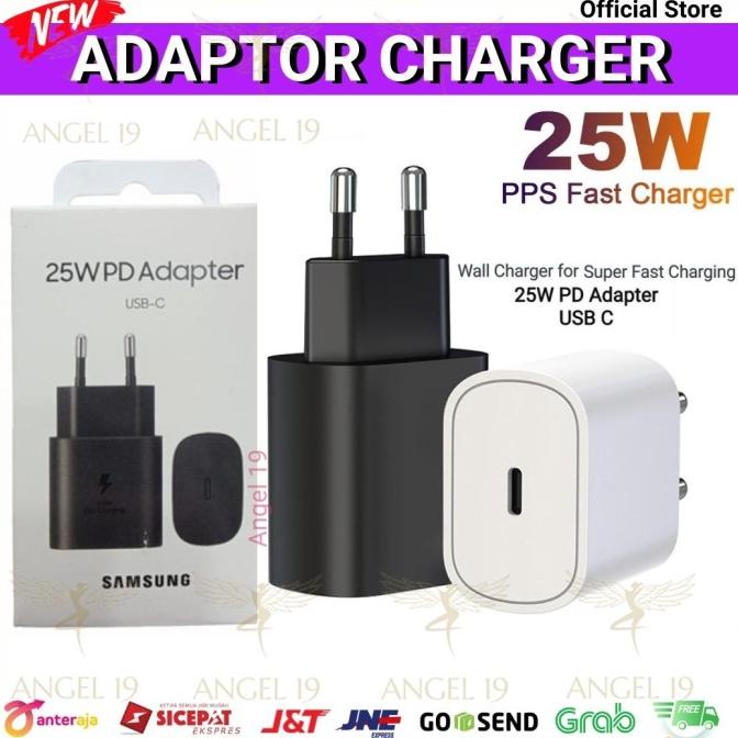 ADAPTOR CHARGER 25W SAMSUNG ORIGINAL, KEPALA CHARGER SAMSUNG 25W ORI