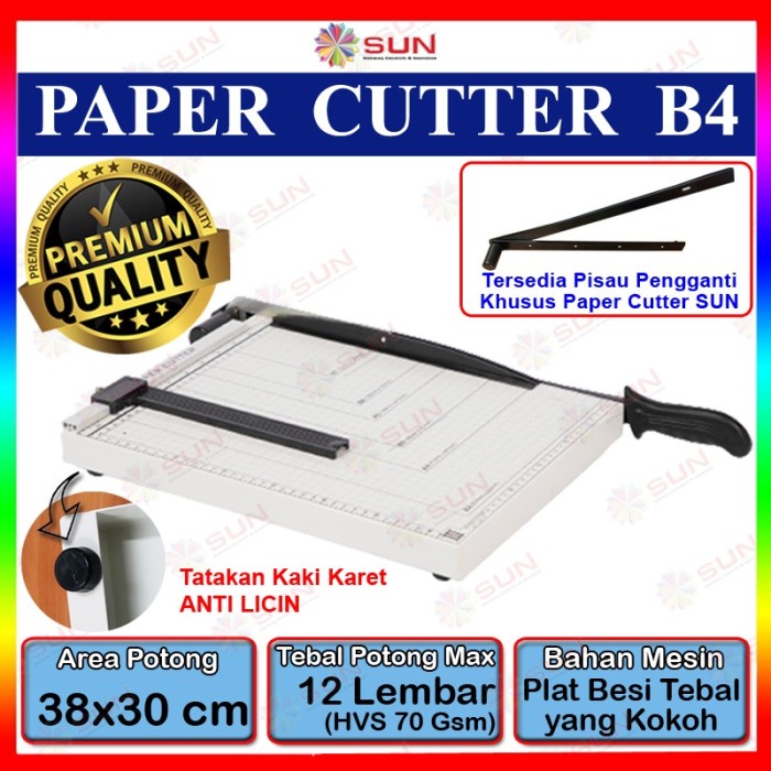 

Hadir Lagi Paper Cutter Folio F4 B4 Alat Potong Mesin Pemotong Kertas