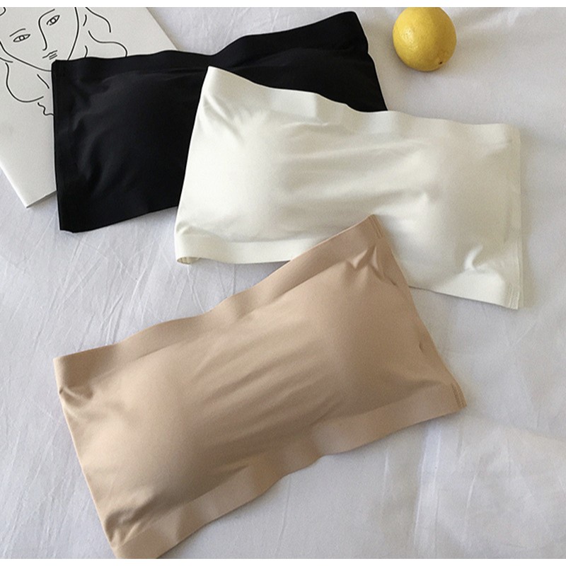 Kemben Seamless Cewek Etnik BH Bralette Tanpa Kawat Bagus Q1R6 Pakaian Dalam Wanita Anti Nyeplak Nya