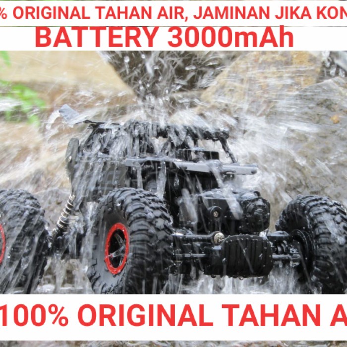 RC ROCK CRAWLER 1/18 100% TAHAN AIR, MOBIL REMOT MURAH ANTI AIR