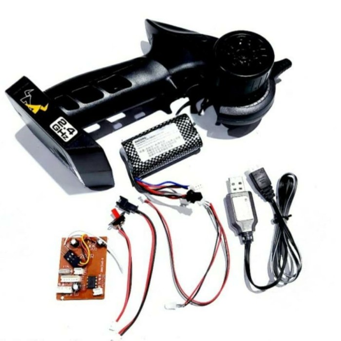 paket Upgrade Full propo Rc Mn d90 d99 remote,esc,batre,chrger,led