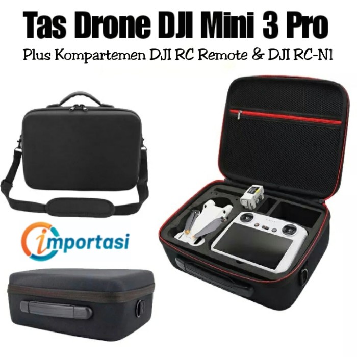 Tas Drone Sling Bag Support DJI MINI 3 PRO Remote DJI RC / DJI RC-N1