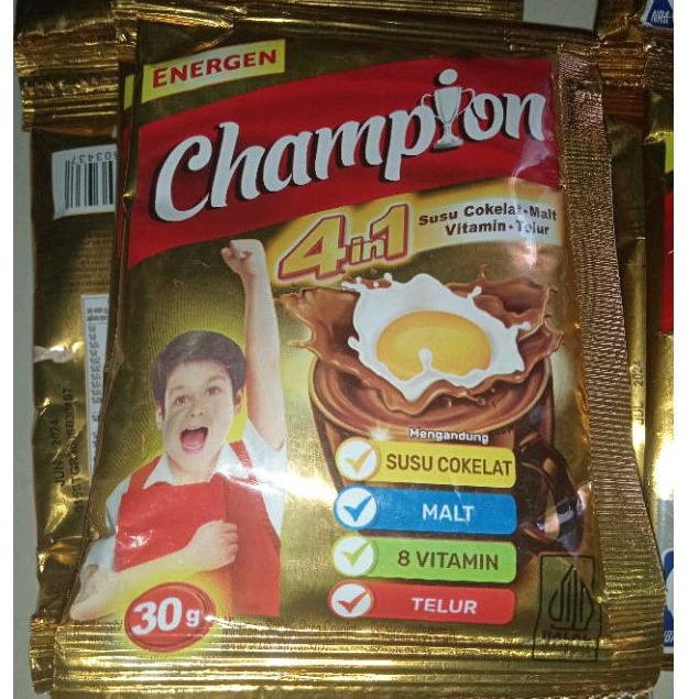 

YPZH7351 Energen Champion || susu Coklat champion by ENERGEN ( 1 renceng )